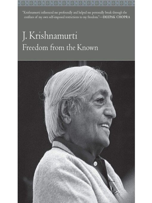 Title details for Freedom from the Known by Jiddu Krishnamurti - Wait list